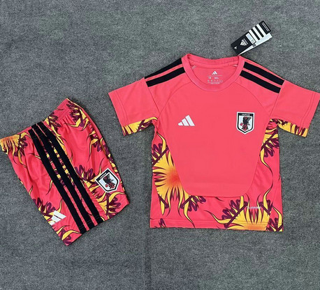 Maillot Japon Enfant 2026 gardien de but rouge