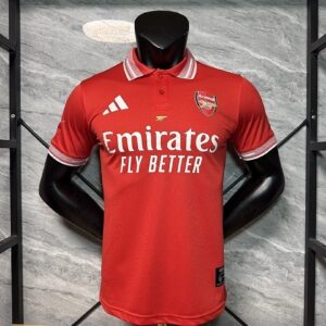 Maillot d'Arsenal, polo rouge, saison 2026-2027