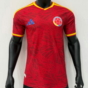 Maillot Match Colombie 2026 2027 Concept Rouge - Design Papillon