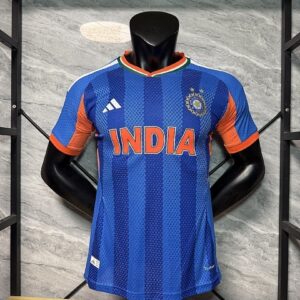 Maillot de match de l'équipe nationale indienne, version joueur 2026-2027 (bleu)