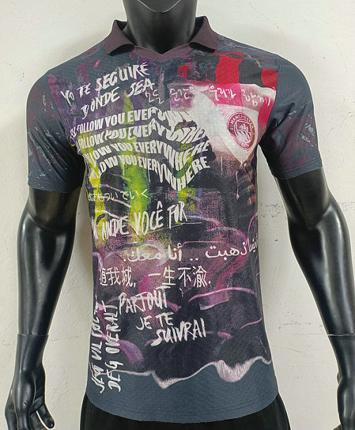 Maillot Match Manchester City 2025 2026 Édition Spéciale - Gris