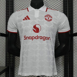 Maillot Match 2025 Match - Maillot Match Manchester United 2025 2026 Blanc Polo