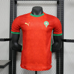 Maillot Maroc 2024 - Match Domicile Rouge Étoilé