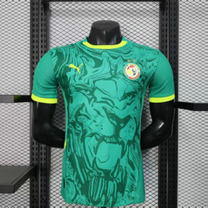 Maillot Sénégal 2025 - Match Exterieur Vert 2 Étoiles (Edition Lion)