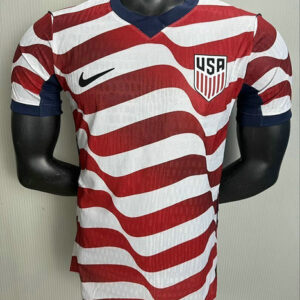 Maillot USA 2026 - Match Domicile Rayé Rouge et Blanc