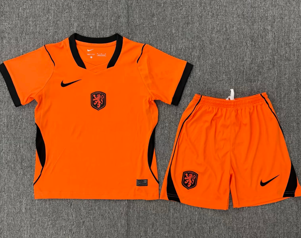 Maillot de foot Pays Bas enfant- 2026 - domicile orange