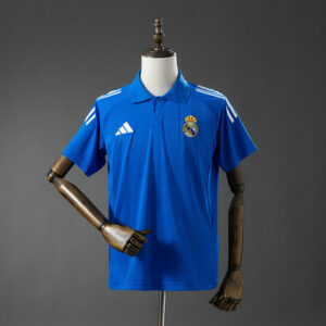 Polo bleu du Real Madrid 2025-2026