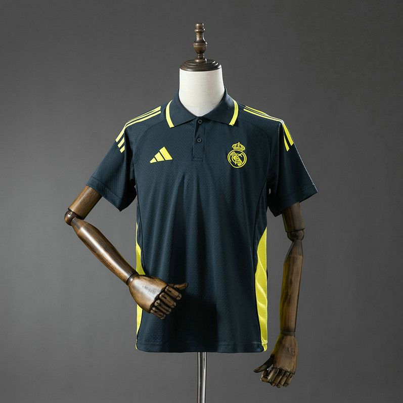 Maillot Real Madrid 2025 2026 gris foncé Polo