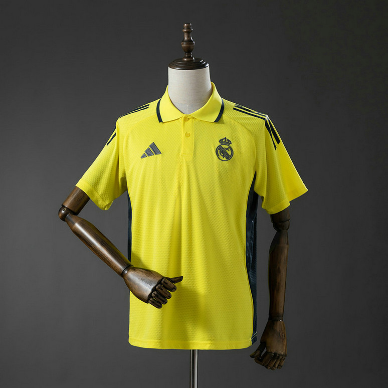 Maillot Real Madrid 2025 2026 jaune Polo