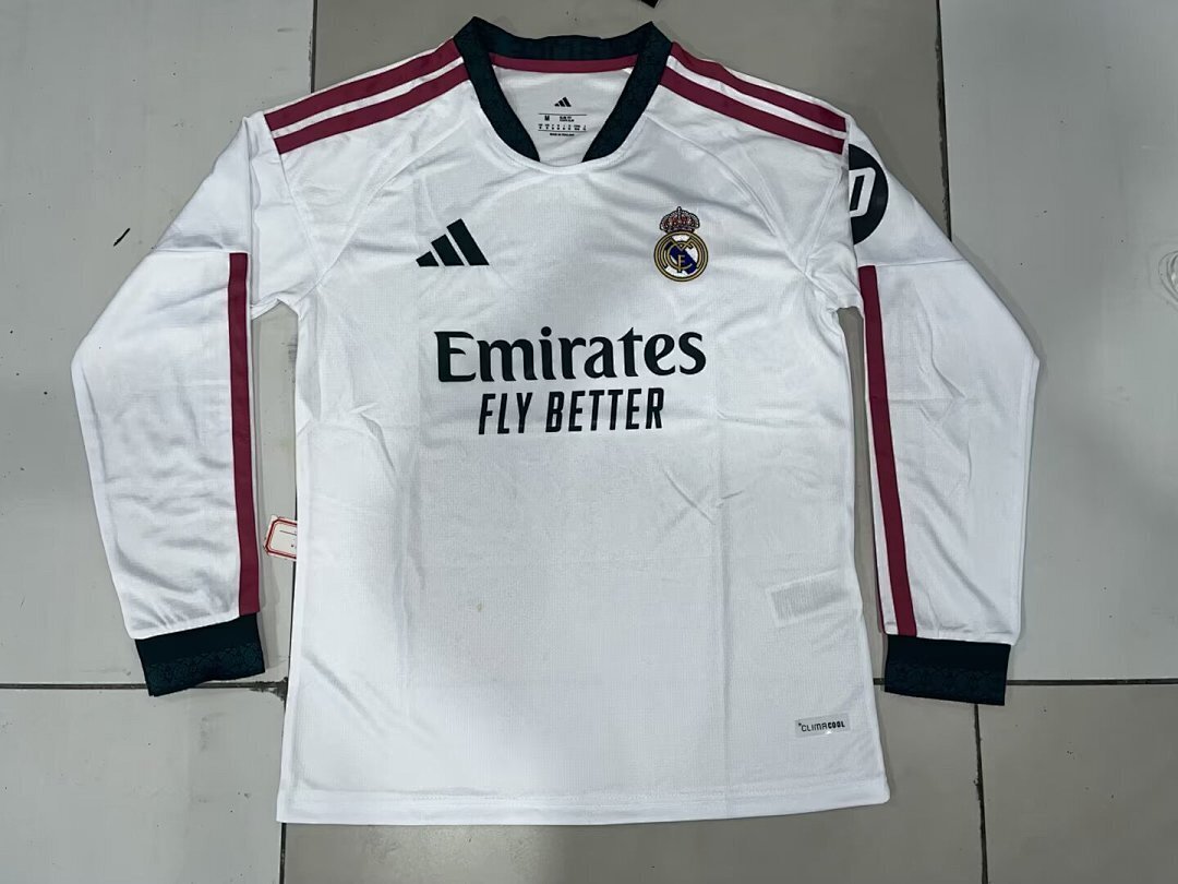 Maillot Real Madrid 2026 2027 domicile manches longues