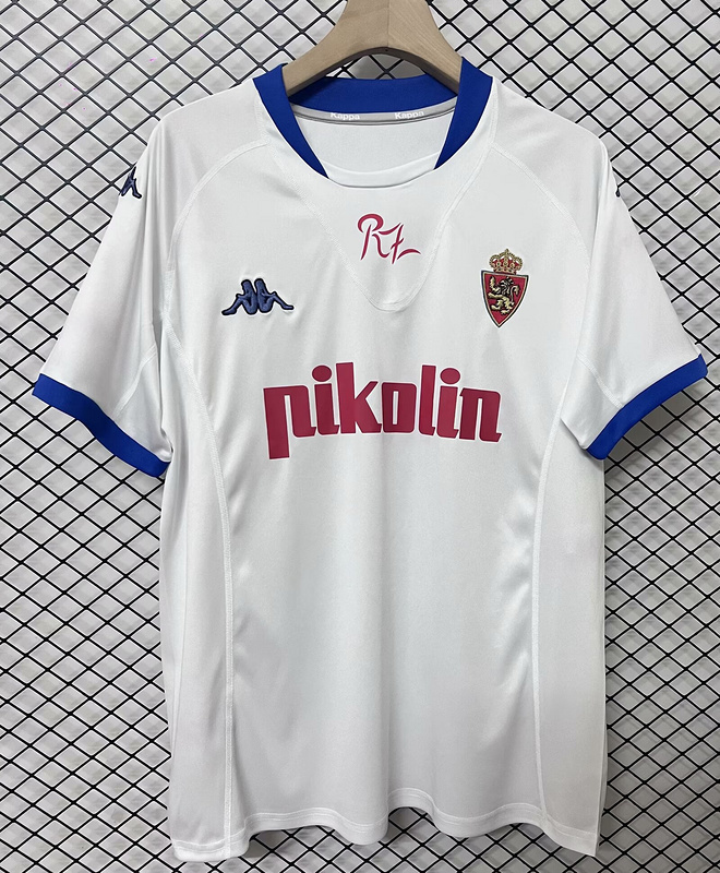 Maillot Real Zaragoza Vintage 2001 2002 domicile