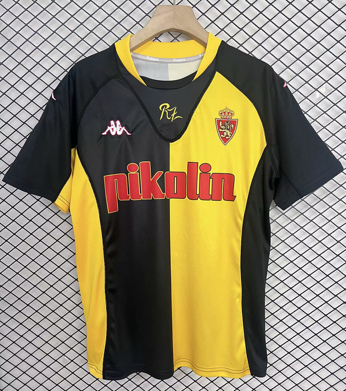 Maillot Real Zaragoza Vintage 2001 2002 exterieur
