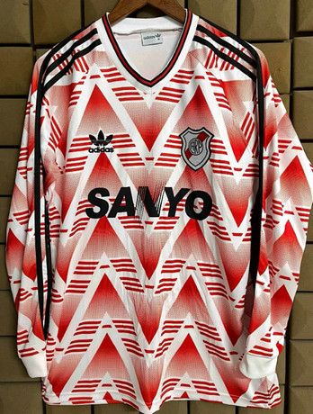 Maillot River Plate Vintage 1994 exterieur manches longues