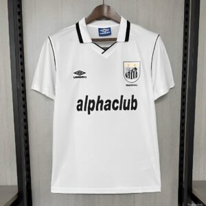 Maillot domicile rétro de Santos 2000