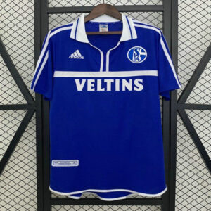 Maillot domicile rétro Schalke 04 2001-2002