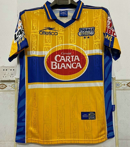 Maillot Tigres UANL Vintage 1999 2000 domicile