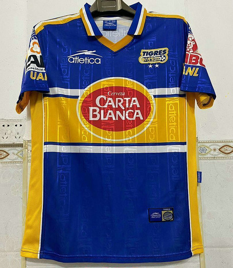 Maillot Tigres UANL Vintage 1999 2000 exterieur