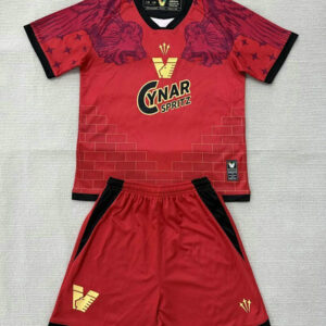 Maillot enfant de Venise, quatrième série, rouge, 2025-2026