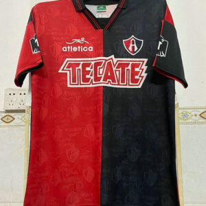Maillot Vintage Atlas 1995 1996 Domicile - Rouge Noir