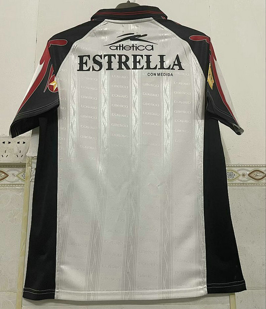 Maillot Vintage Atlas 1998 1999 Exterieur - Blanc Noir 1 Maillot Vintage Atlas 1998 1999 Exterieur - Blanc Noir