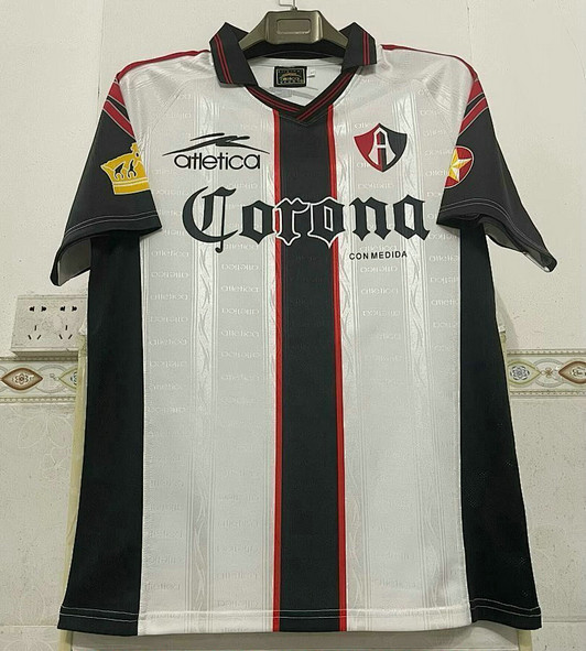 Maillot Vintage Atlas 1998 1999 Exterieur - Blanc Noir Maillot Vintage Atlas 1998 1999 Exterieur - Blanc Noir