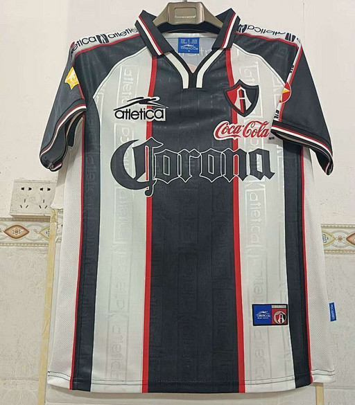 Maillot Vintage Atlas 1999 2000 Third - Blanc Noir