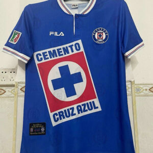 Maillot Vintage Cruz Azul 1997 1998 Domicile - Bleu
