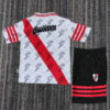 Maillot Vintage River Plate Enfant 1996 1998 Domicile - Blanc
