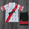 Maillot Vintage River Plate Enfant 1996 1998 Domicile - Blanc