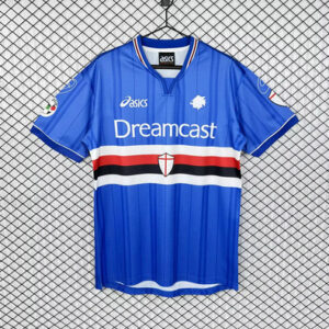 Maillot Vintage Sampdoria 2000 2001 Domicile - Bleu