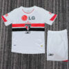 Maillot Vintage São Paulo Enfant 2007 2008 Domicile - Blanc