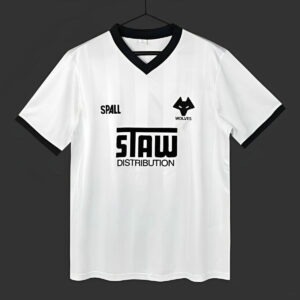 Maillot Wolverhampton Wanderers Vintage 1986 1988 Exterieur - Blanc