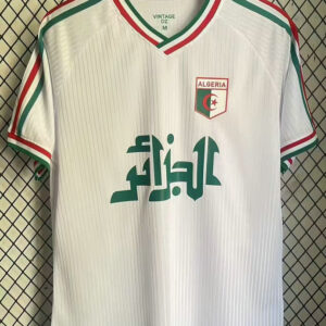 Maillot de foot Algérie 2026 - Maillot de foot Algérie 2026 2027 Concept blanc