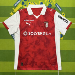 Maillot Braga 2025 - Maillot de foot Braga 2025 2026 domicile rouge