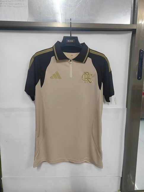 Maillot flamengo 2026 - Maillot flamengo 2026 2027 abricot demi zip Polo