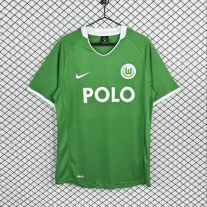 Maillot Vintage Wolfsburg 2008 2009 Domicile - Vert