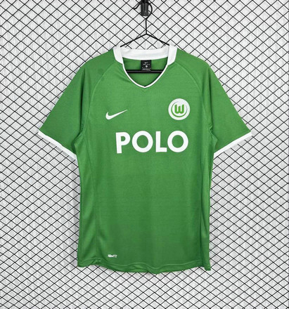 Maillot Vintage Wolfsburg 2008 2009 Domicile - Vert