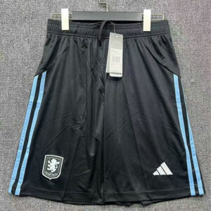Short de foot Aston Villa 2025 2026 - Noir