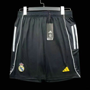 Short de foot Real Madrid 2025 2026 - Noir