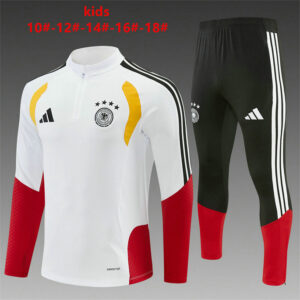 Survetement Allemagne Enfant 2025 2026 - Blanc Rouge