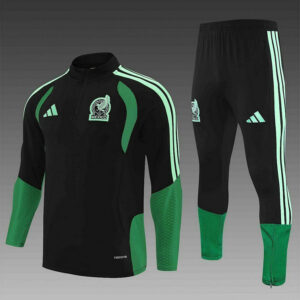 Survetement Mexique 2025 2026 Demi-zip - Noir