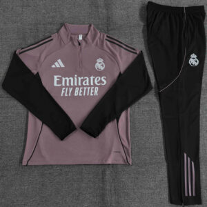 Survetement Real Madrid Enfant 2025 2026 - Violet Foncé