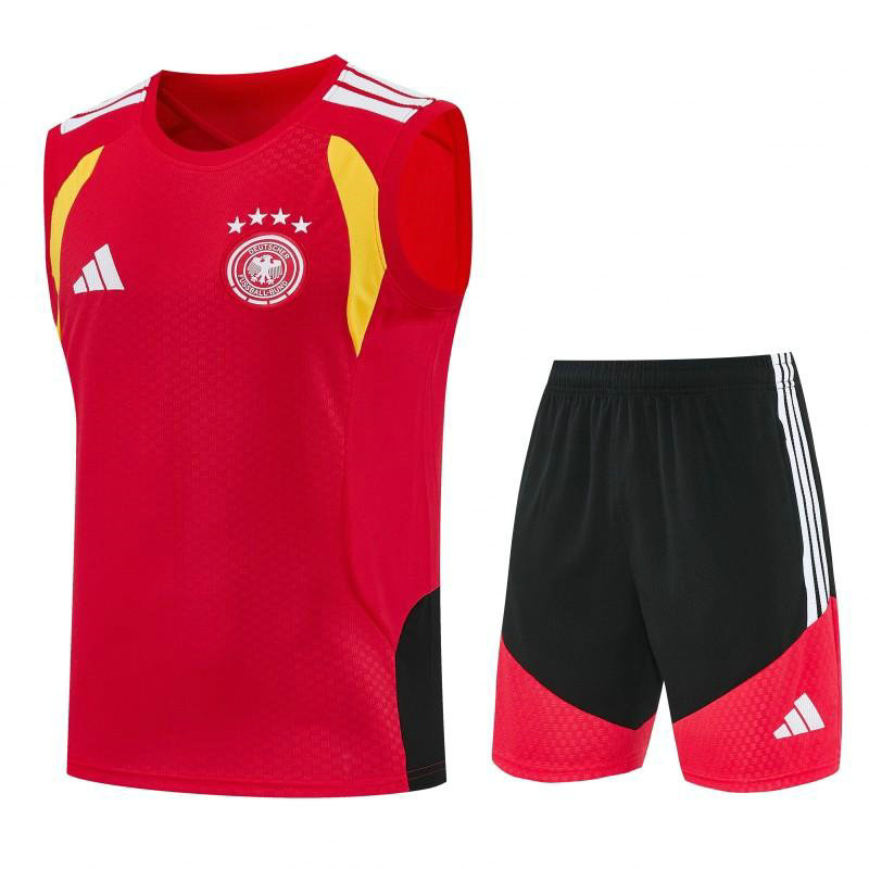 Ensemble Maillot de foot Allemagne 2026/2027 - Rouge Sans Manches