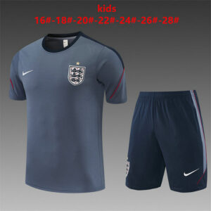 Ensemble Maillot Enfant Angleterre 2026/2027 - Gris