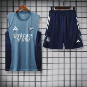 Ensemble Maillot de foot Arsenal 2026/2027 - Bleu Sans Manches