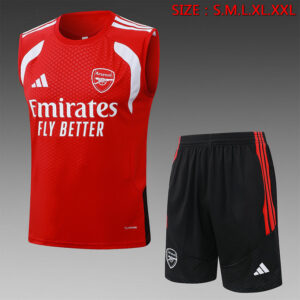 Ensemble Maillot de foot Arsenal 2026/2027 - Rouge Sans Manches