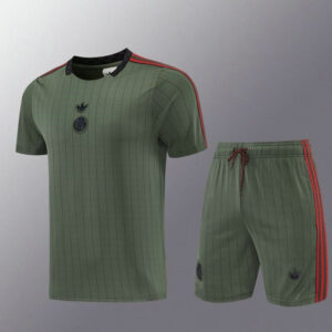 Ensemble Maillot de foot Bayern Munich 2026 - Terrace Icons Vert Kaki