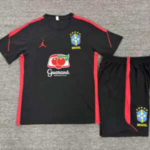 Ensemble Maillot de foot Brésil Jordan 2026/2027 - Noir