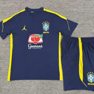 Ensemble Maillot de foot Brésil Jordan 2026/2027 - Bleu Royal
