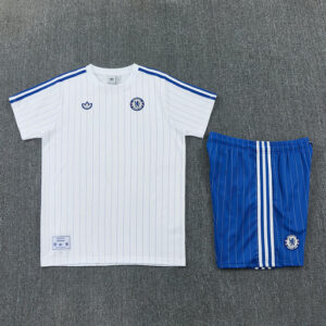Ensemble Maillot de foot Chelsea 2026/2027 - Blanc Rétro